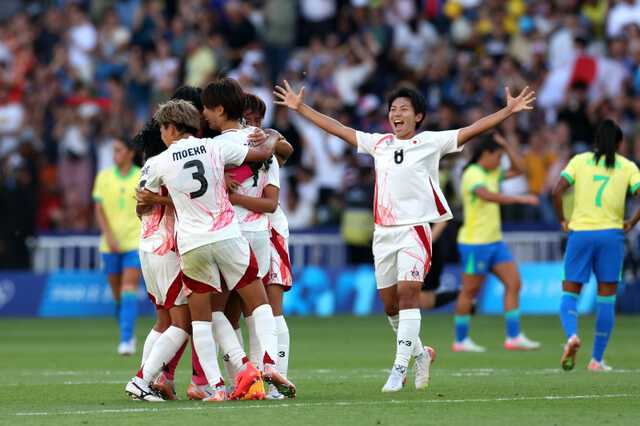 【パリ五輪】女子サッカー　なでしこATに逆転！熊谷PK 、谷川ミドルで逆転！　日本 2-1 ブラジル